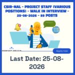 CSIR-NAL Project Assistant-I (PA-I) Recruitment 2026