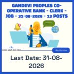 Gandevi Peoples Co-operative Bank Clerk Recruitment 2026