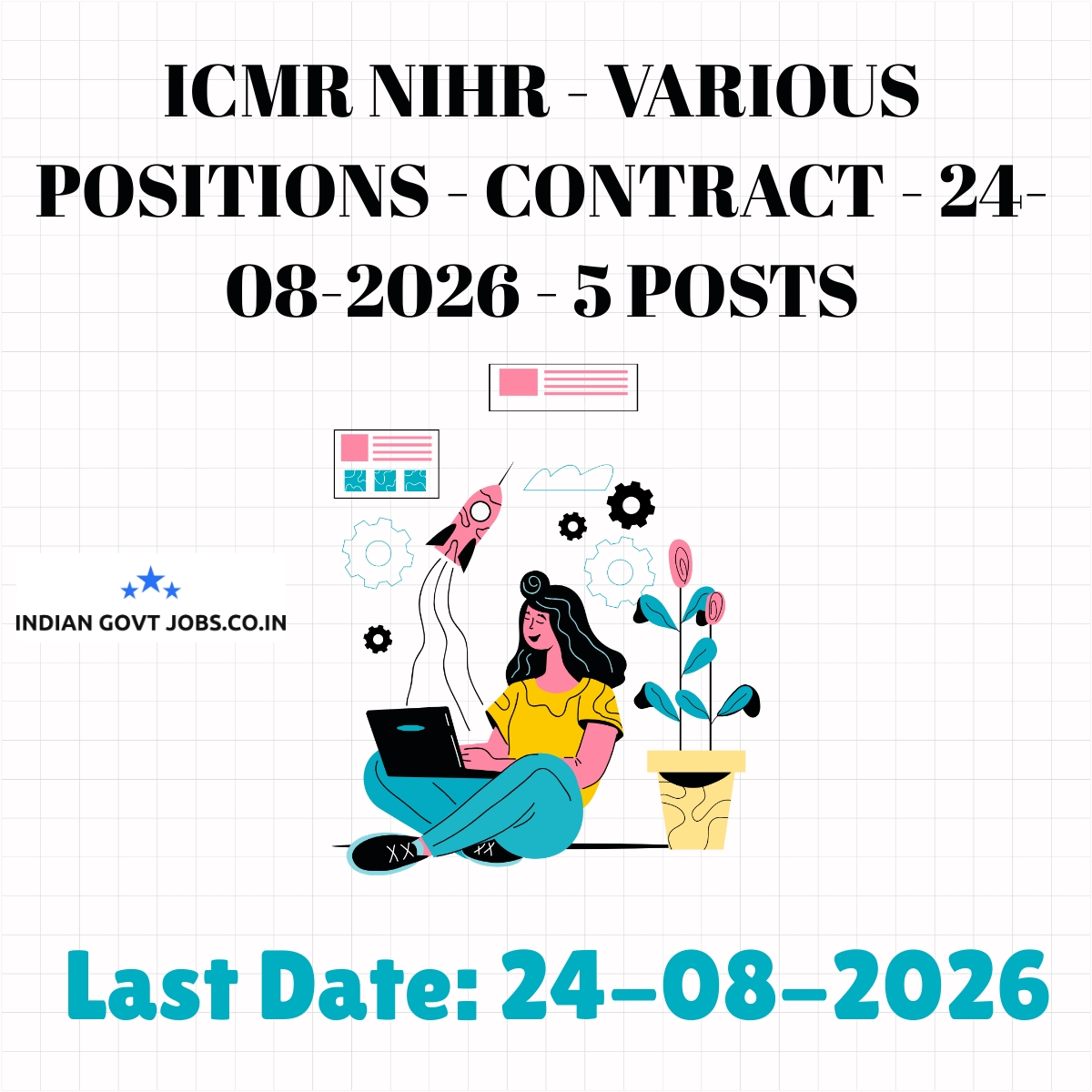 ICMR NIHR Project Research Scientist-III (Non-Medical) Recruitment 2026