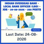 IOB Local Bank Officer (LBO) Recruitment 2026