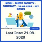 NEHU Guest Faculty Recruitment 2026