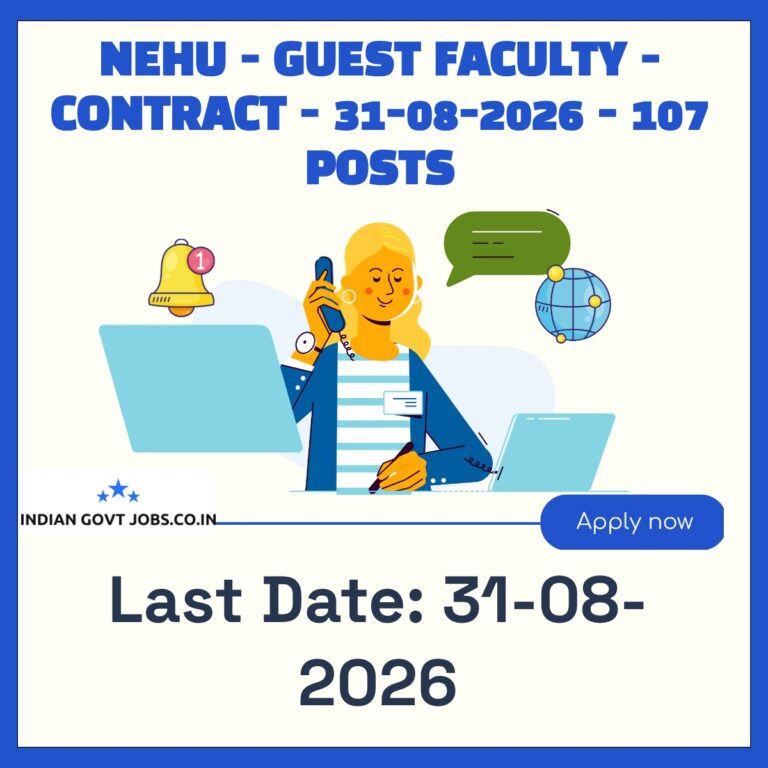 NEHU Guest Faculty Recruitment 2026