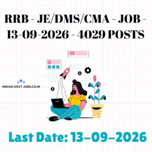 RRB Junior Engineer Recruitment 2026