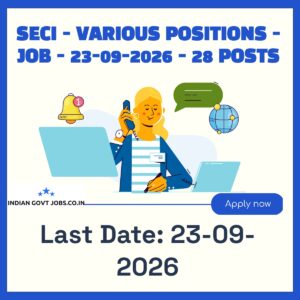 SECI General Manager (C&P) Recruitment 2026