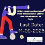 UPSC Assistant Provident Fund Commissioner (APFC) Recruitment 2026