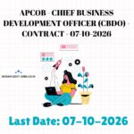 APCOB Chief Business Development Officer (CBDO) Recruitment 2026