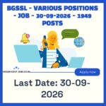BGSSL Apprentice (Tele Calling) Recruitment 2026