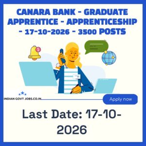 Canara Bank Graduate Apprentice Recruitment 2026