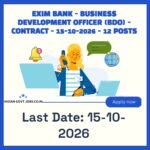 Exim Bank Business Development Officer (BDO) Recruitment 2026