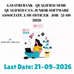 Gayatri Bank Qualified/Semi-Qualified CA's Recruitment 2026