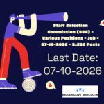 SSC Lower Division Clerk (LDC)/Junior Secretariat Assistant (JSA) Recruitment 2026