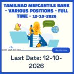 TMB Branch Head (Assistant Vice President / Senior Manager / Manager Rank) Recruitment 2026
