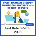 UPGB Financial Literacy Counselor Recruitment 2026