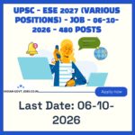UPSC Civil Engineering Recruitment 2026