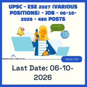 UPSC Civil Engineering Recruitment 2026