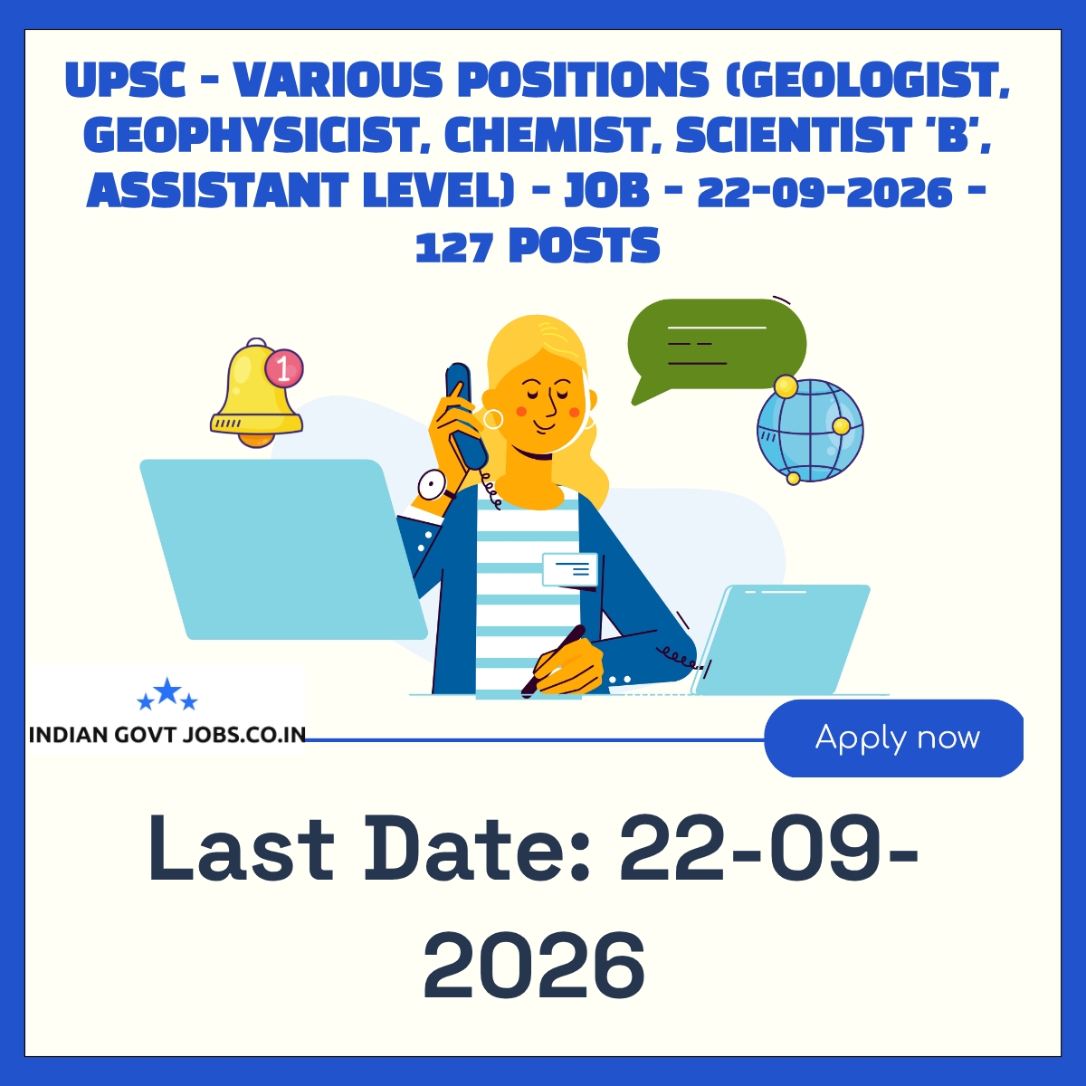 UPSC Geologist Recruitment 2026