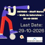 A1 Facility Staff Nurse Recruitment 2026
