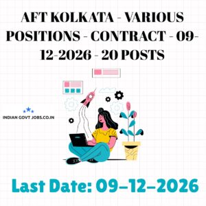 AFT Kolkata Principal Private Secretary Recruitment 2026
