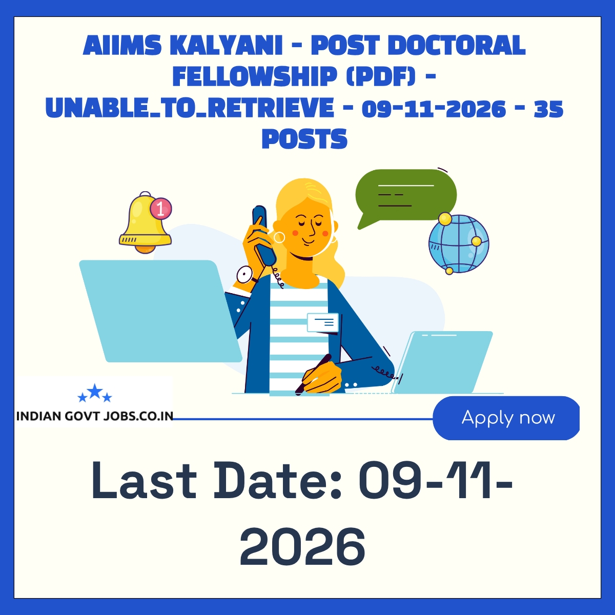 AIIMS Kalyani Regional Anaesthesia Recruitment 2026