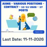 AIIMS Project Research Scientist-III (Non-Medical) (Social Scientist Recruitment 2026