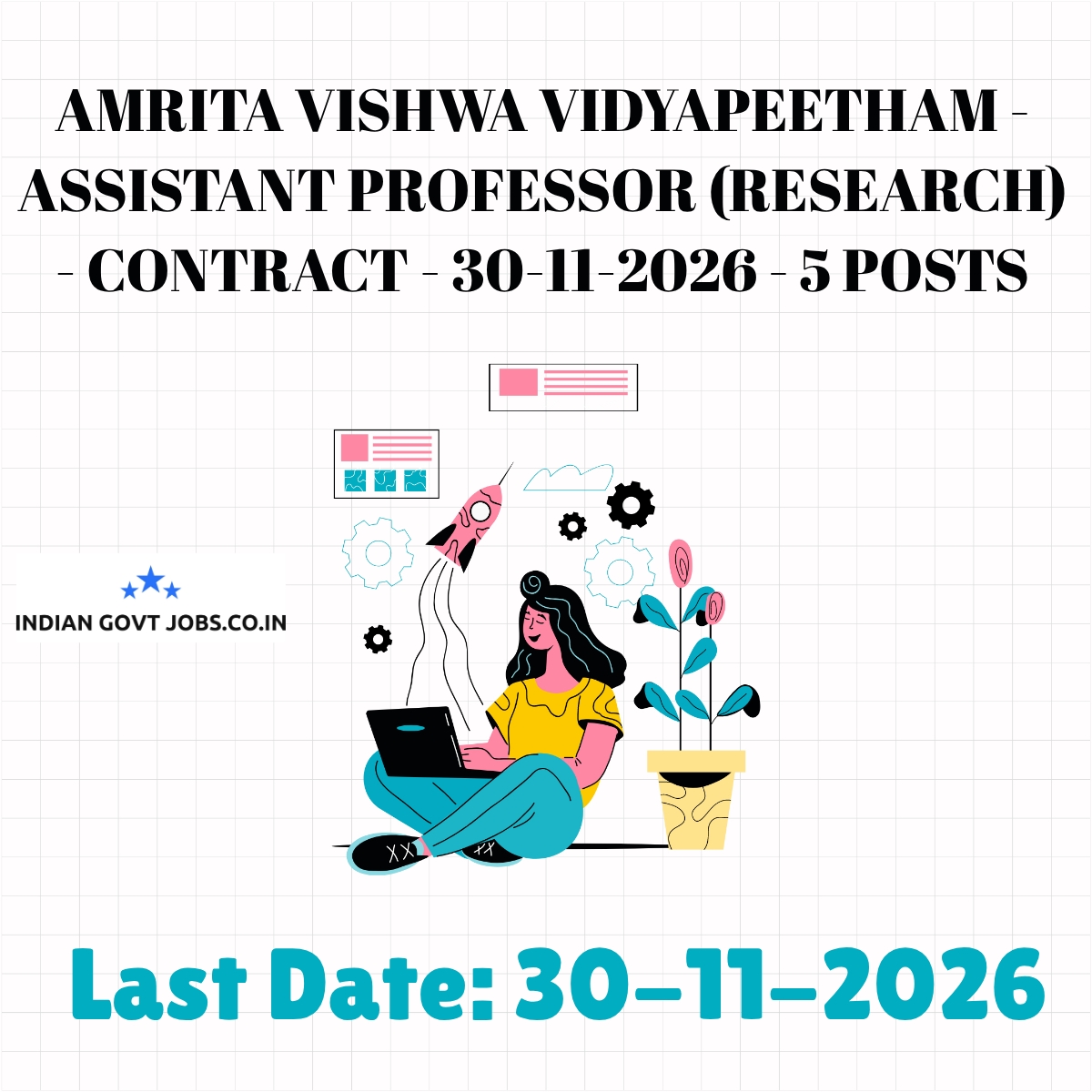 Amrita Assistant Professor (Research) Recruitment 2026