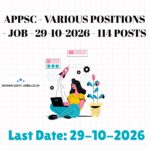 APPSC Assistant Social Welfare Officer Recruitment 2026