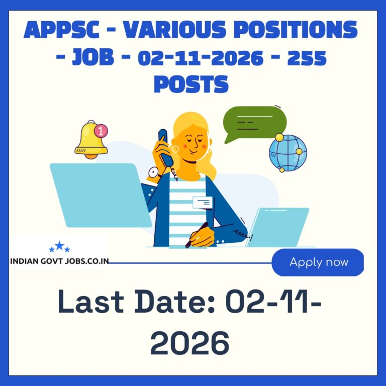 APPSC Inspector of Factories Recruitment 2026