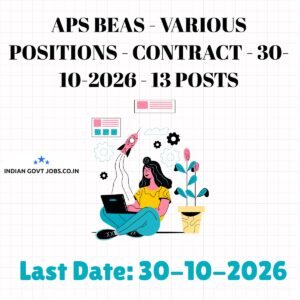 APS Beas PGT - Physical Education Recruitment 2026