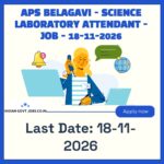 APS Belagavi Science Laboratory Attendant Recruitment 2026