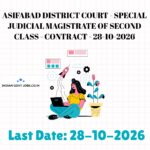 Asifabad District Court Special Judicial Magistrate of Second Class Recruitment 2026