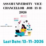 Assam University Vice-Chancellor Recruitment 2026