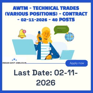 AWTM Electrical Fitter Recruitment 2026