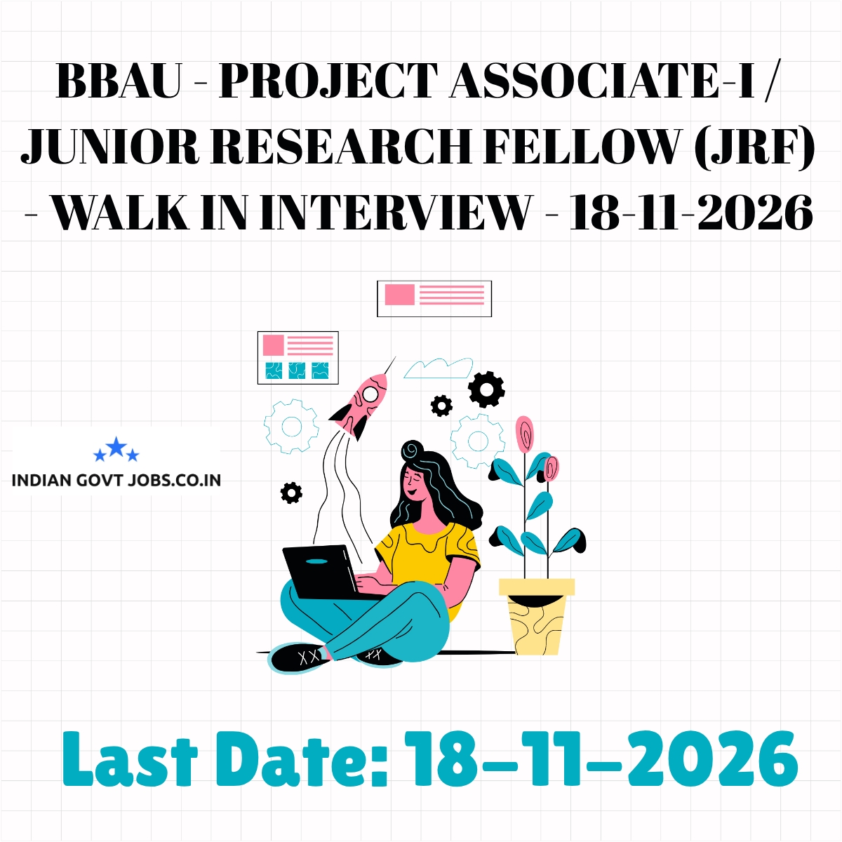 BBAU Project Associate-I Recruitment 2026