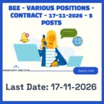 BEE Sector Expert (S&L Division) Recruitment 2026