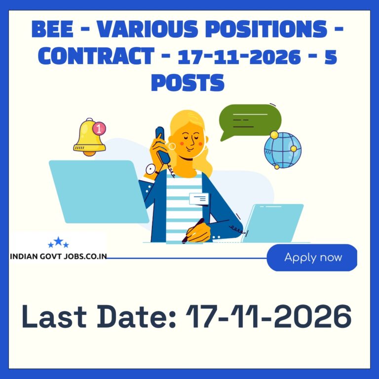 BEE Sector Expert (S&L Division) Recruitment 2026