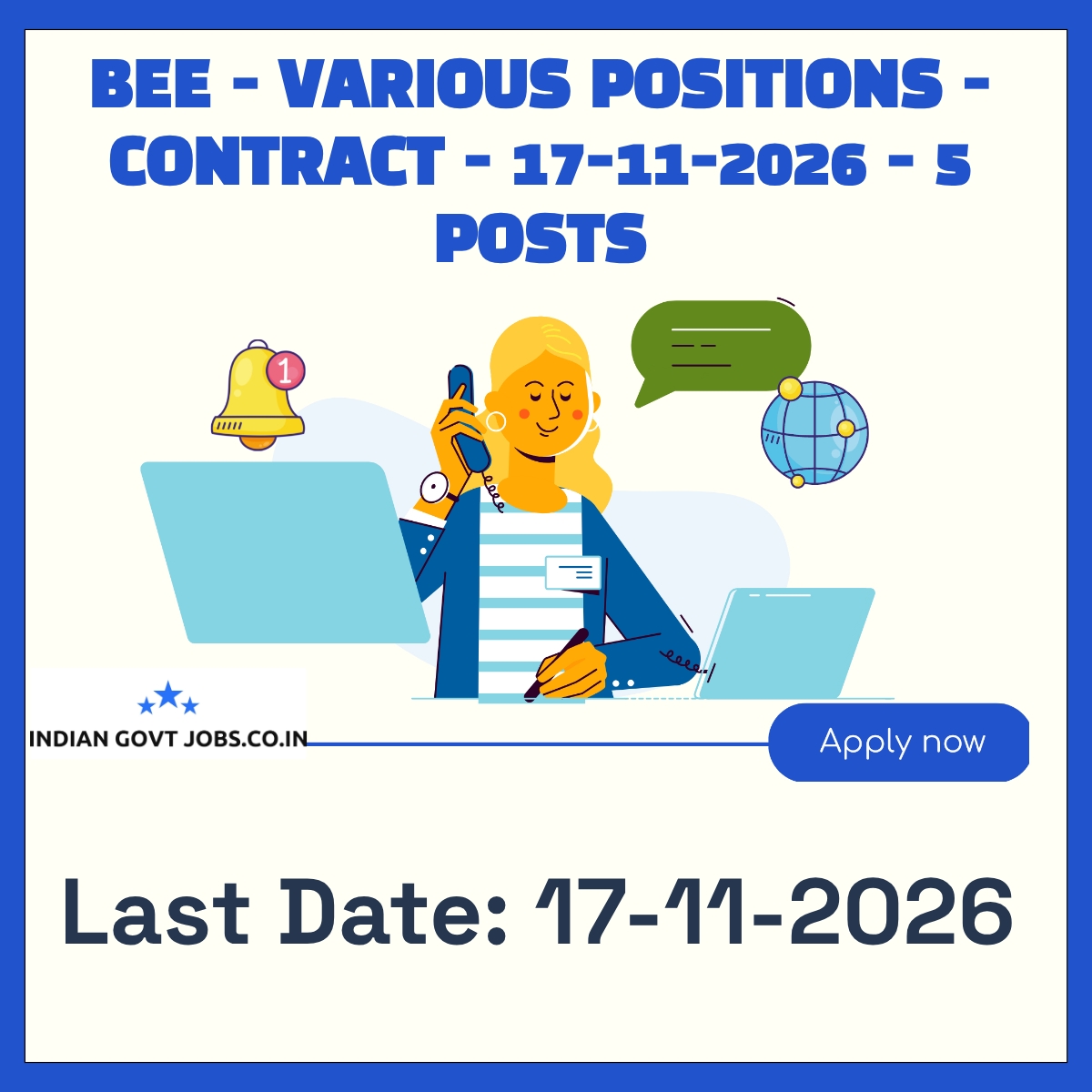 BEE Sector Expert (S&L Division) Recruitment 2026