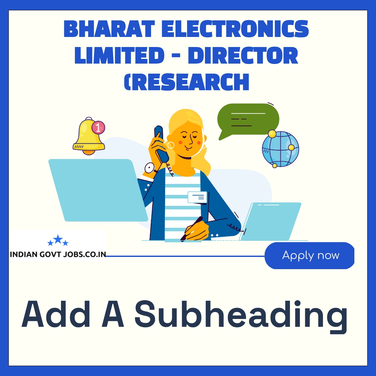 BEL Director (Research & Development) Recruitment 2026
