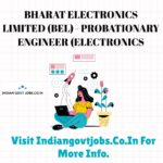 BEL Probationary Engineer (Electronics) Recruitment 2026