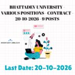 Bhattadev University Principal/Head Recruitment 2026