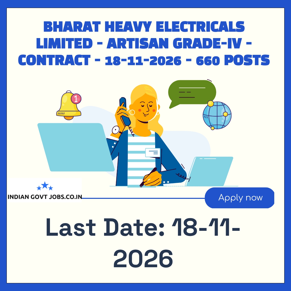 BHEL Artisan Grade-IV Recruitment 2026