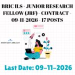 BRIC ILS Junior Research Fellow (JRF) Recruitment 2026