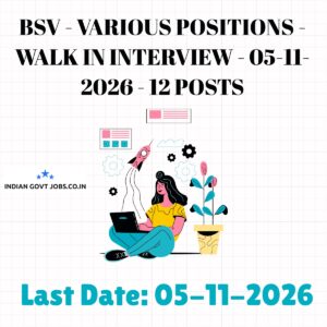 BSV Guest Faculty Musicology Recruitment 2026