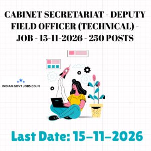 Cabinet Secretariat Deputy Field Officer (Technical) Recruitment 2026