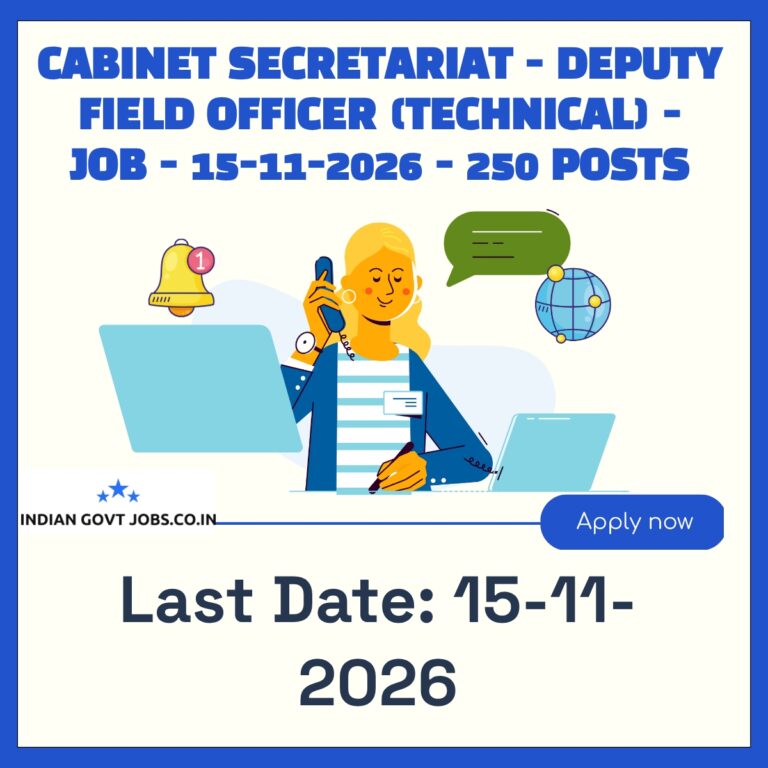 Cabinet Secretariat Deputy Field Officer (Technical) Recruitment 2026