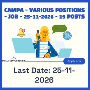 CAMPA Under Secretary Recruitment 2026
