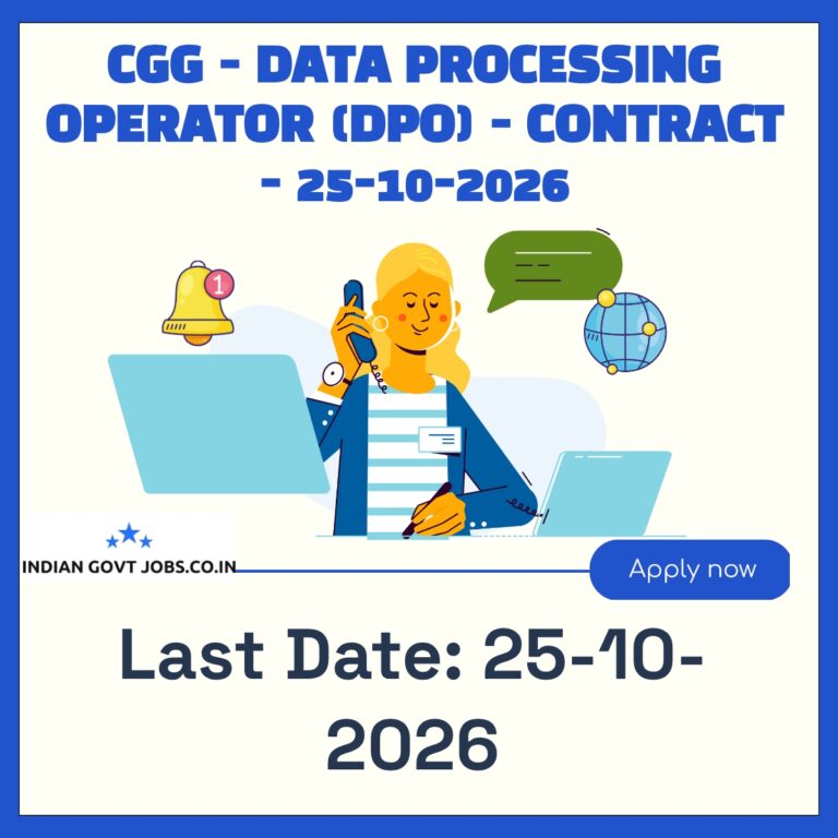 CGG Data Processing Operator (DPO) Recruitment 2026