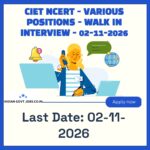 CIET NCERT Production Assistant (Video) Recruitment 2026