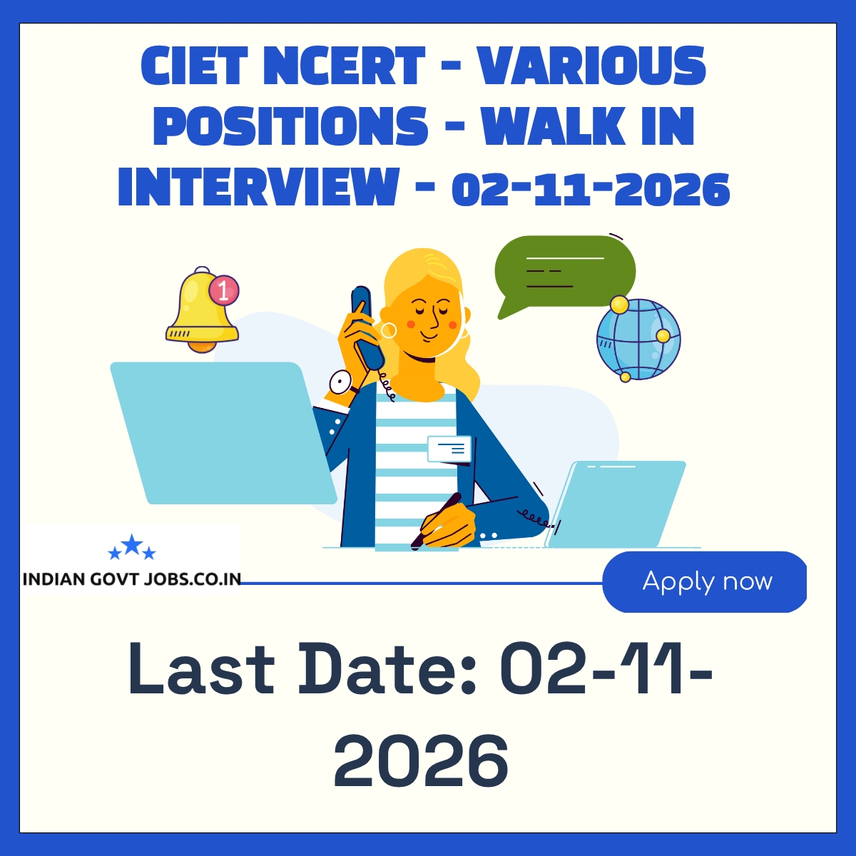 CIET NCERT Production Assistant (Video) Recruitment 2026
