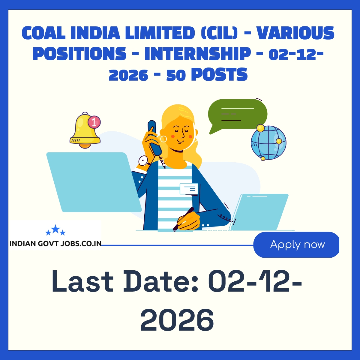 CIL Office Intern - Secretarial Practice Recruitment 2026