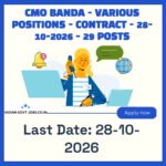 CMO Banda Medical Officer Recruitment 2026